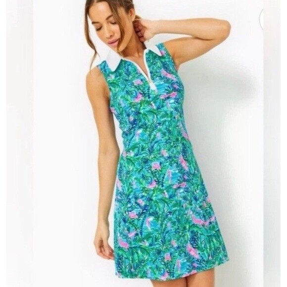 Lilly Pulitzer Dresses & Skirts - LILLY PULITZER UPF 50+ Luxletic Silvia Dress Only Pockets L Read For Sizing
